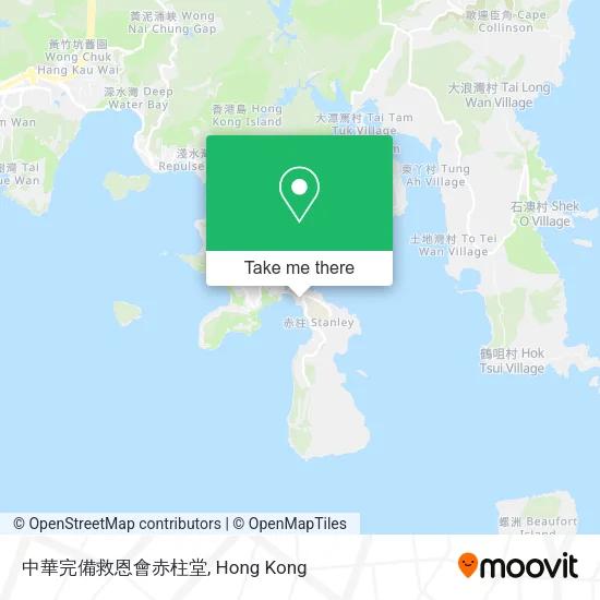 中華完備救恩會赤柱堂地圖