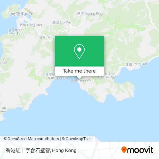 香港紅十字會石壁營 map