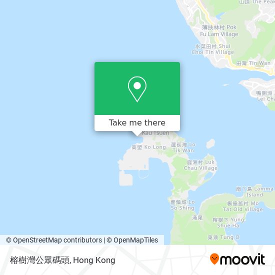 榕樹灣公眾碼頭 map