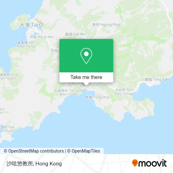沙咀懲教所地圖