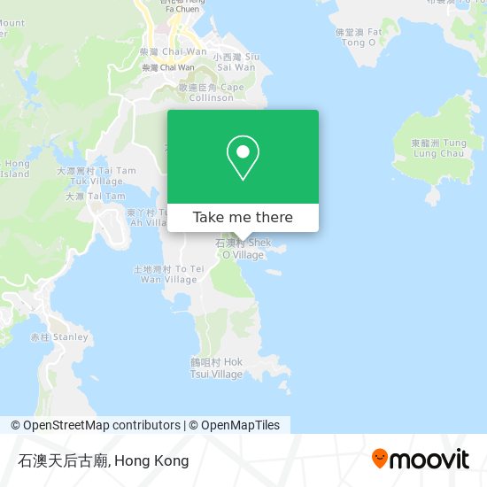 石澳天后古廟 map