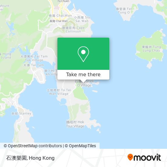 石澳樂園 map