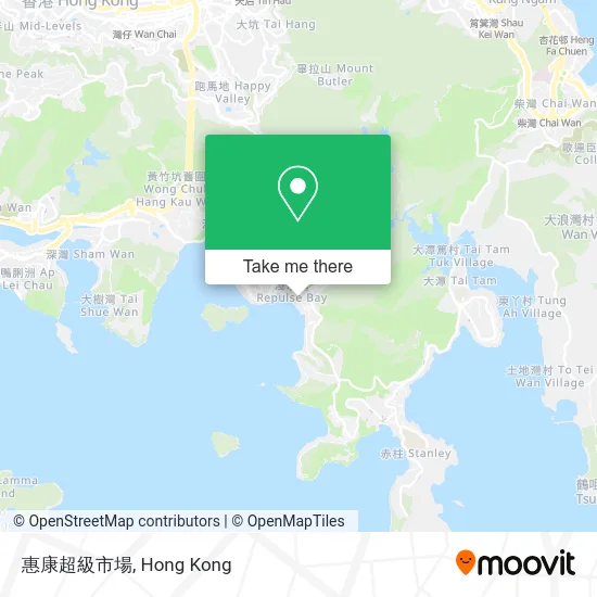 惠康超級市場 map