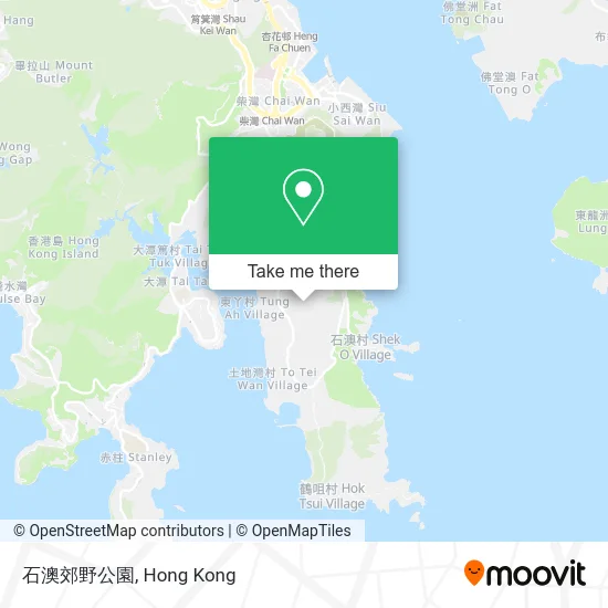 石澳郊野公園 map