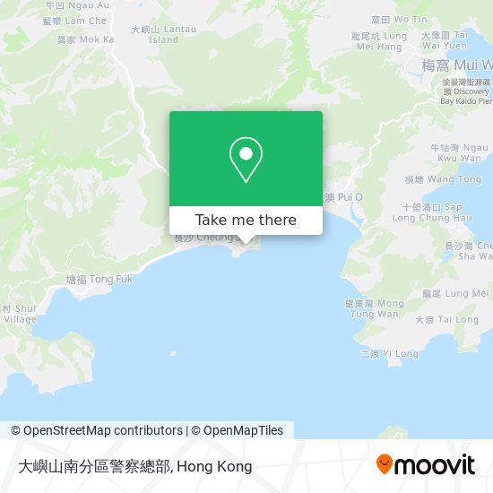 大嶼山南分區警察總部 map