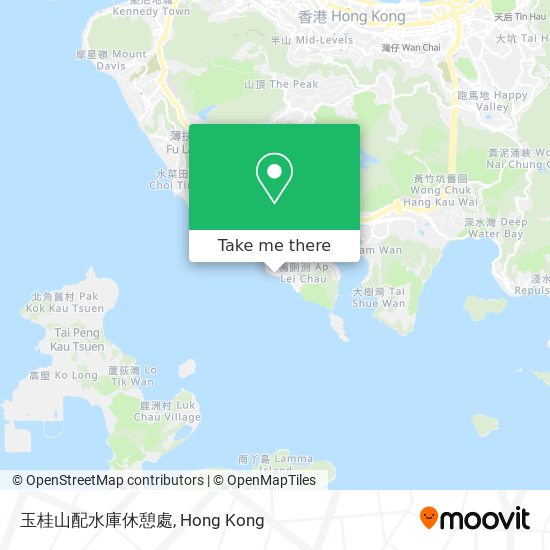 玉桂山配水庫休憩處地圖