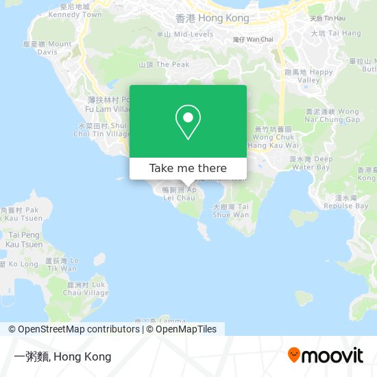 一粥麵 map
