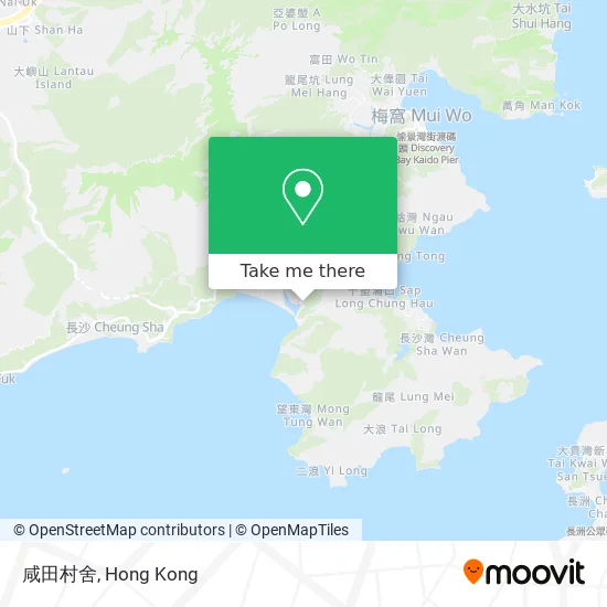 咸田村舍地圖
