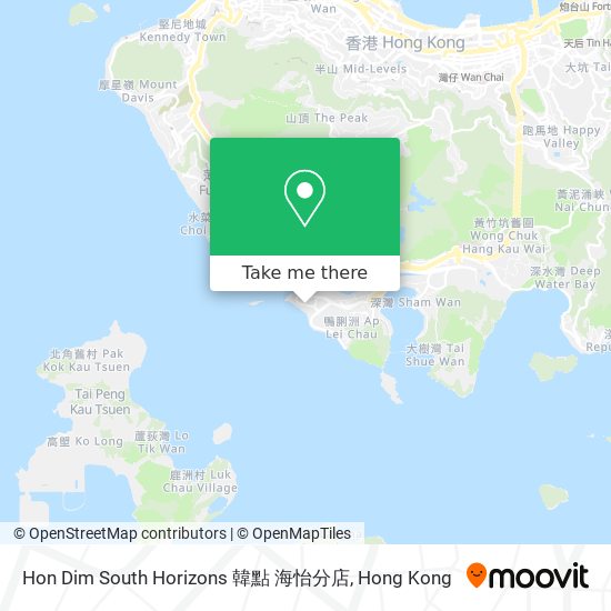 Hon Dim South Horizons 韓點 海怡分店地圖