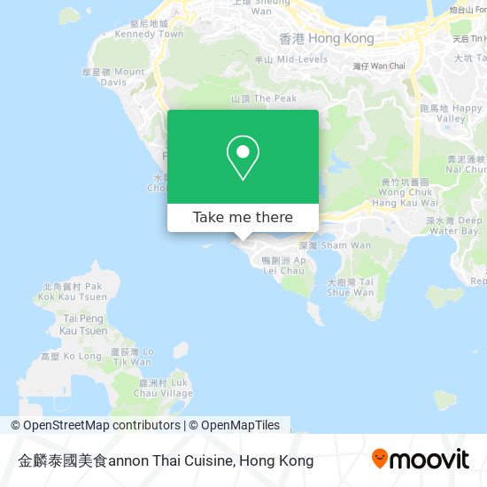 金麟泰國美食annon Thai Cuisine map