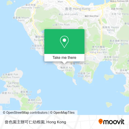 嗇色園主辦可仁幼稚園地圖