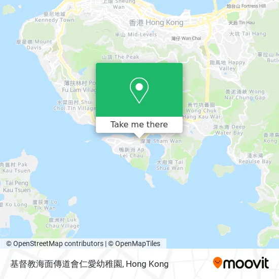 基督教海面傳道會仁愛幼稚園地圖