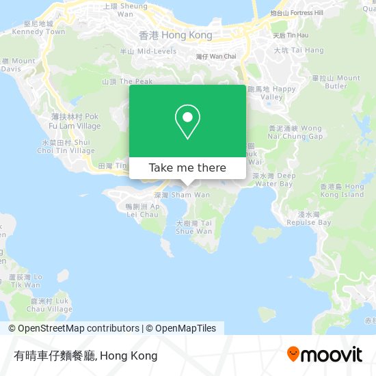 有晴車仔麵餐廳 map