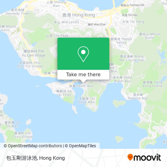 包玉剛游泳池 map