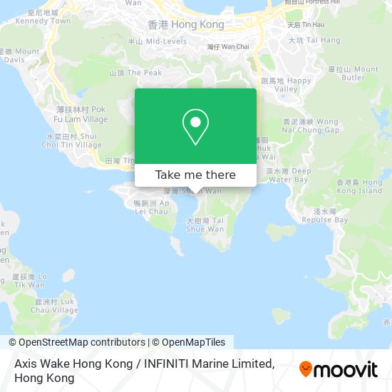 Axis Wake Hong Kong / INFINITI Marine Limited map