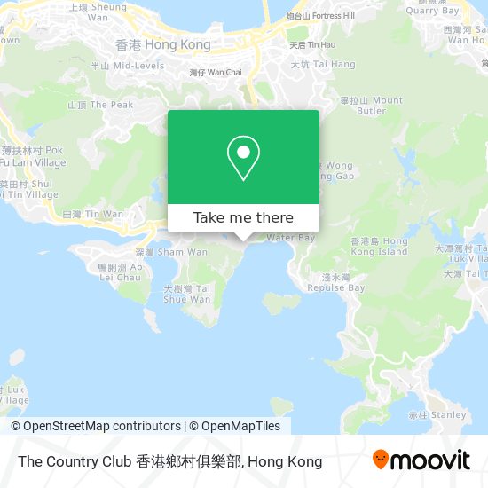 The Country Club 香港鄉村俱樂部 map