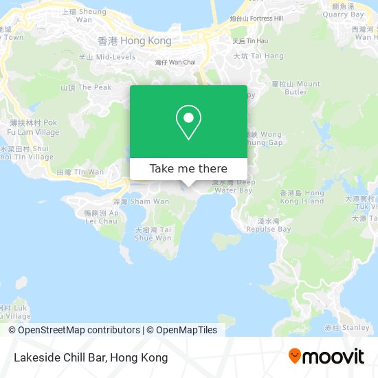 Lakeside Chill Bar map