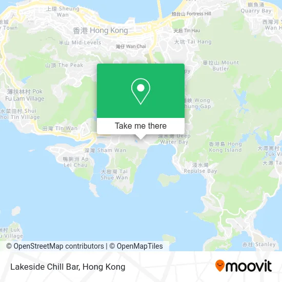 Lakeside Chill Bar map