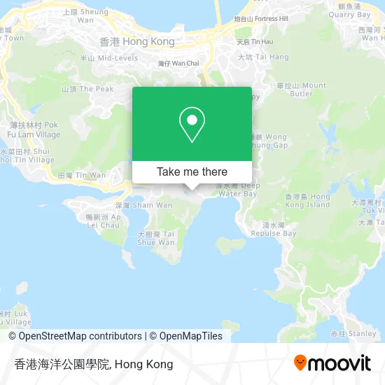 香港海洋公園學院地圖