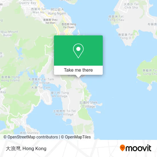 大浪灣 map