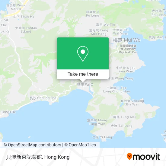 貝澳新東記菜館 map