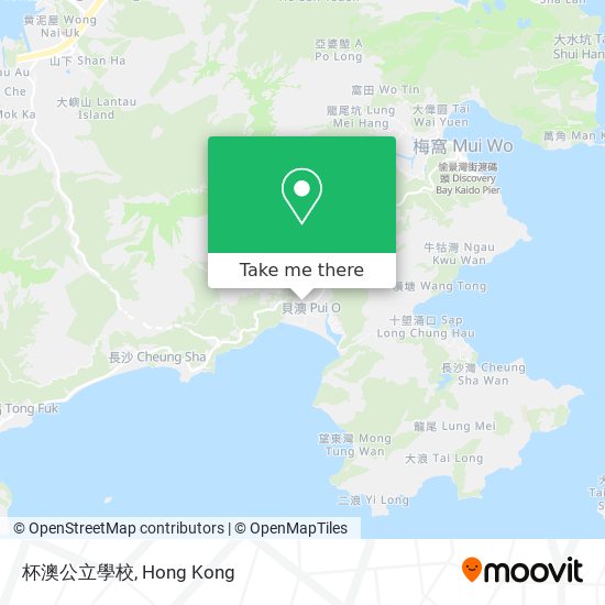 杯澳公立學校 map