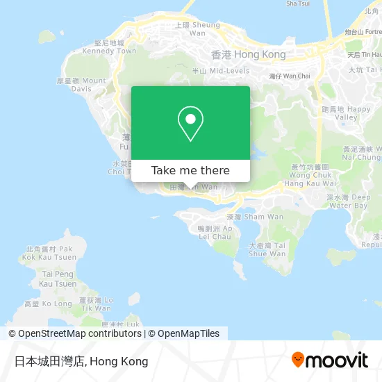 日本城田灣店 map