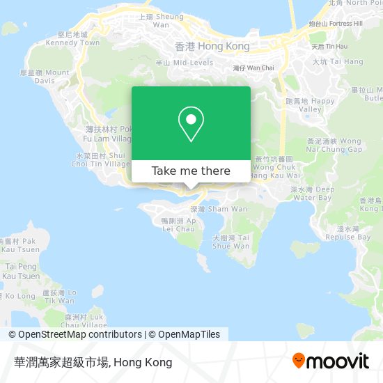 華潤萬家超級市場 map