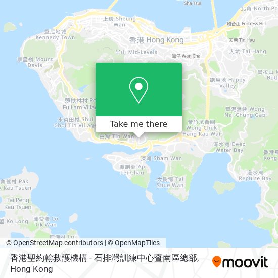 香港聖約翰救護機構 - 石排灣訓練中心暨南區總部 map