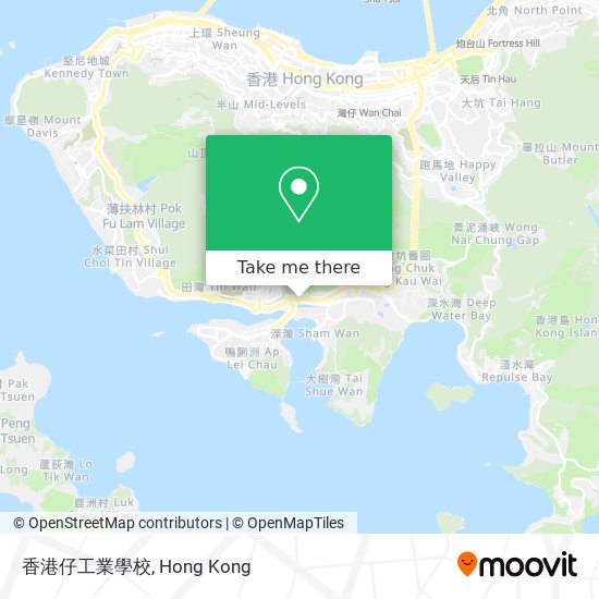 香港仔工業學校 map