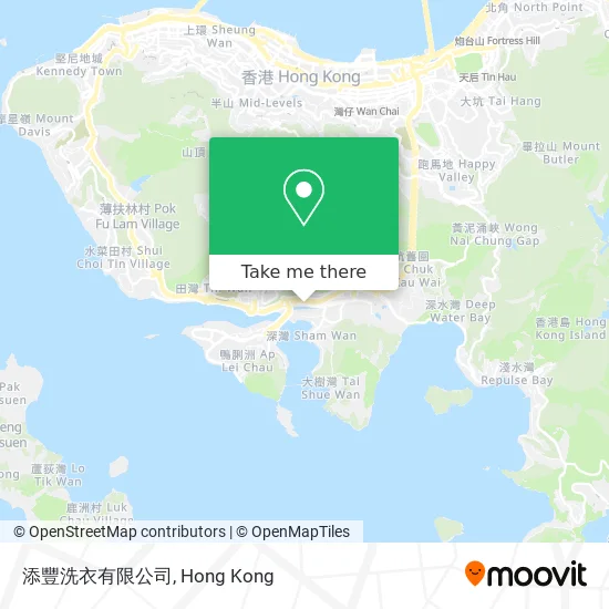 添豐洗衣有限公司地圖