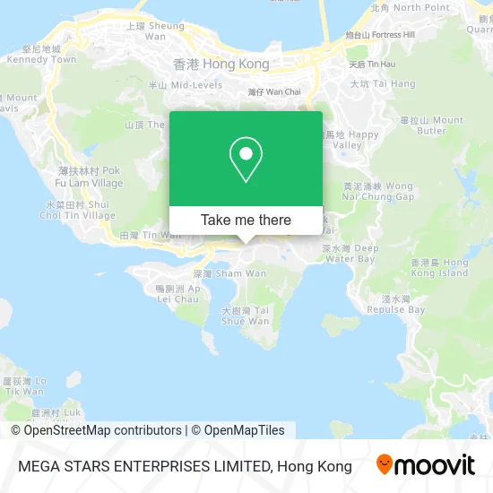 MEGA STARS ENTERPRISES LIMITED map