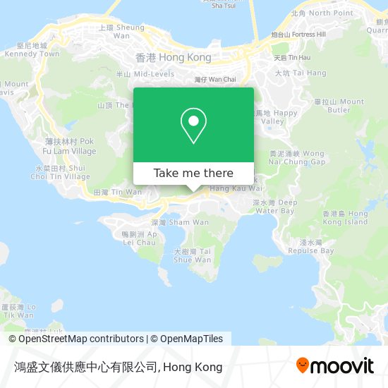 鴻盛文儀供應中心有限公司 map