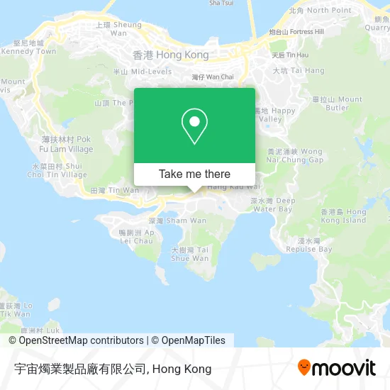 宇宙燭業製品廠有限公司地圖