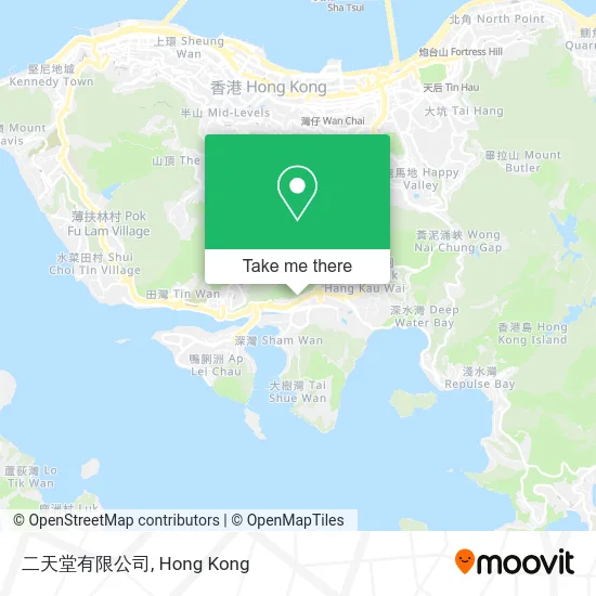 二天堂有限公司 map