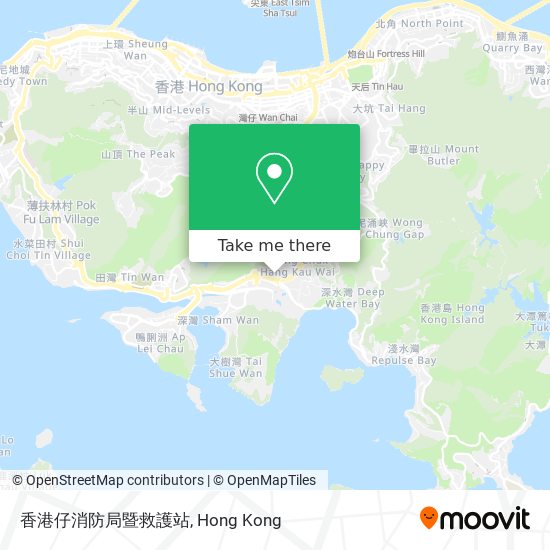 香港仔消防局暨救護站 map