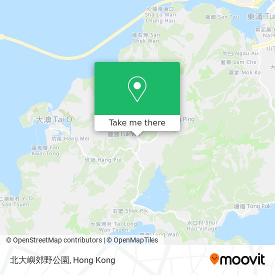 北大嶼郊野公園 map