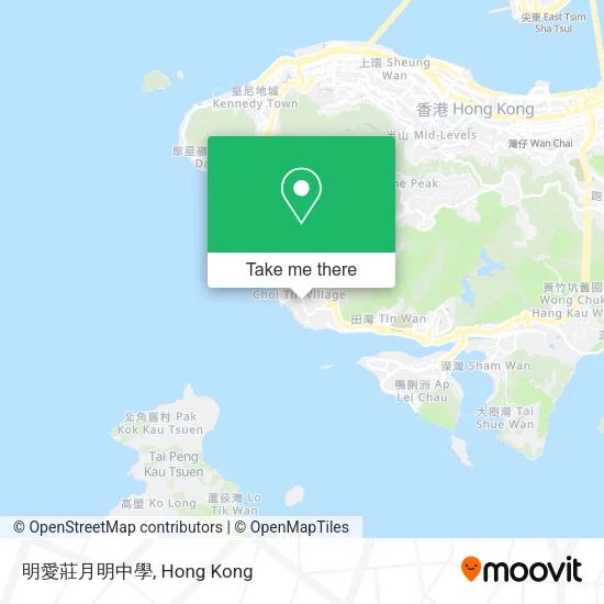 明愛莊月明中學地圖
