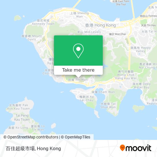 百佳超級市場 map
