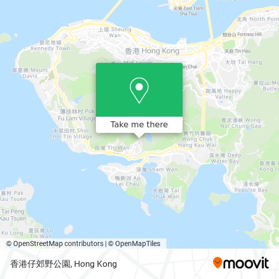 香港仔郊野公園 map