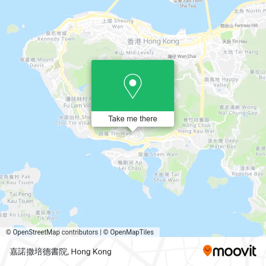 嘉諾撒培德書院地圖
