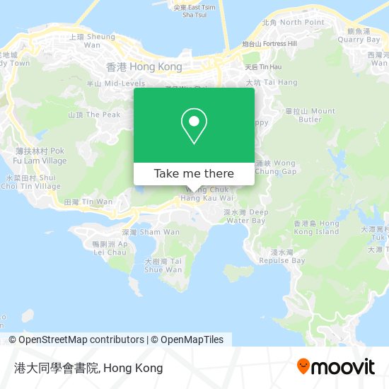 港大同學會書院 map