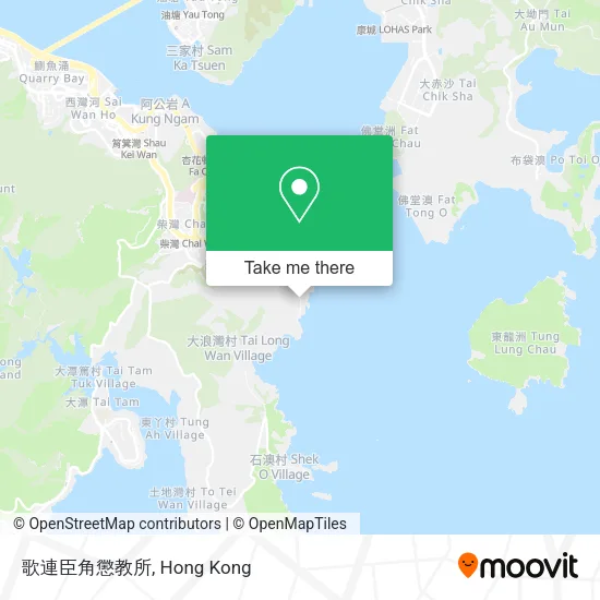 歌連臣角懲教所地圖