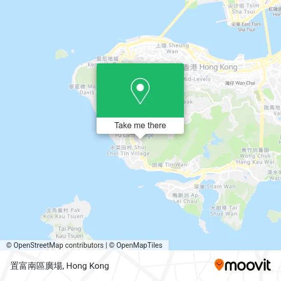 置富南區廣場地圖