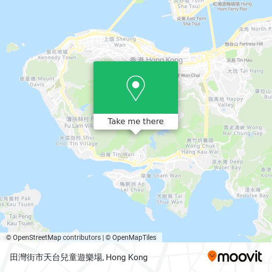 田灣街市天台兒童遊樂場 map
