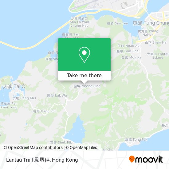 Lantau Trail 鳳凰徑 map