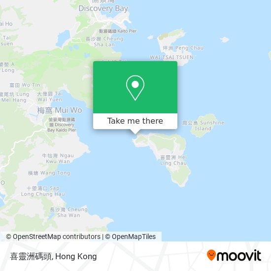 喜靈洲碼頭 map