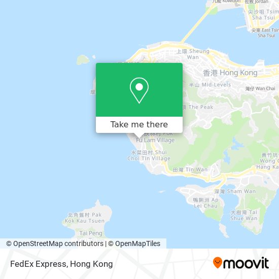 FedEx Express map