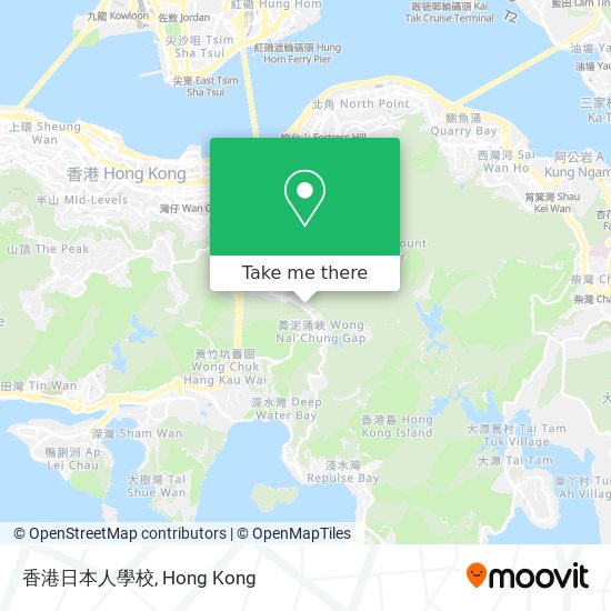 香港日本人學校 map