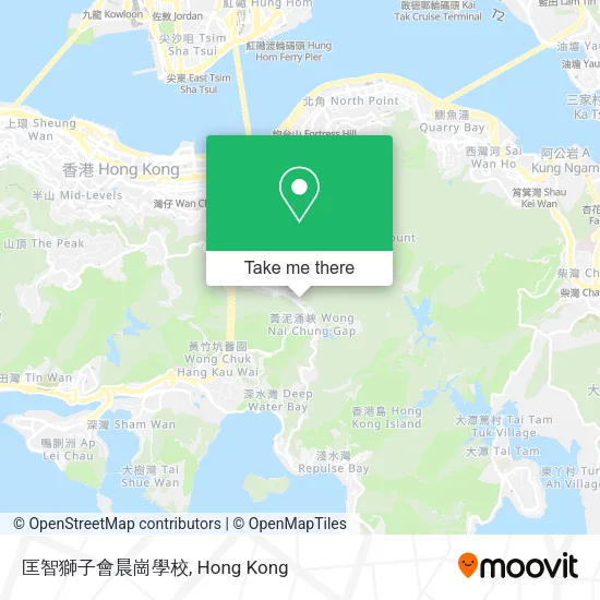 匡智獅子會晨崗學校地圖